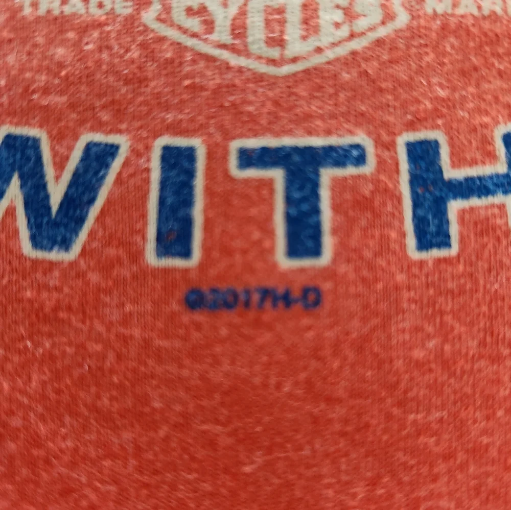 Harley-Davidson Red Classic Women's Medium Short‎ Sleeve T-shirt - Picture 9 of 9